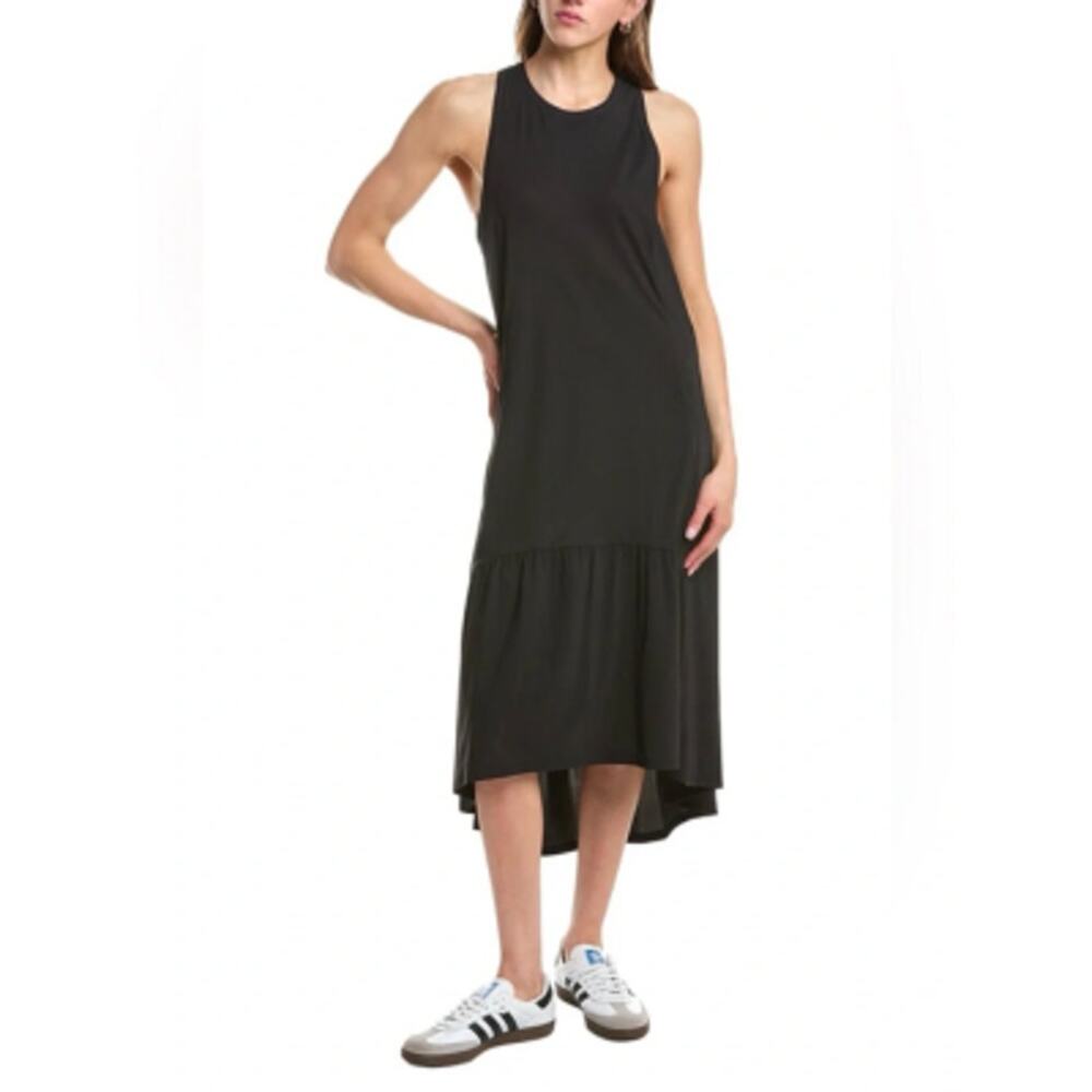 Sweaty Betty Explorer Ace Midi Dress Sleeveless Athleisure Black Size Medium